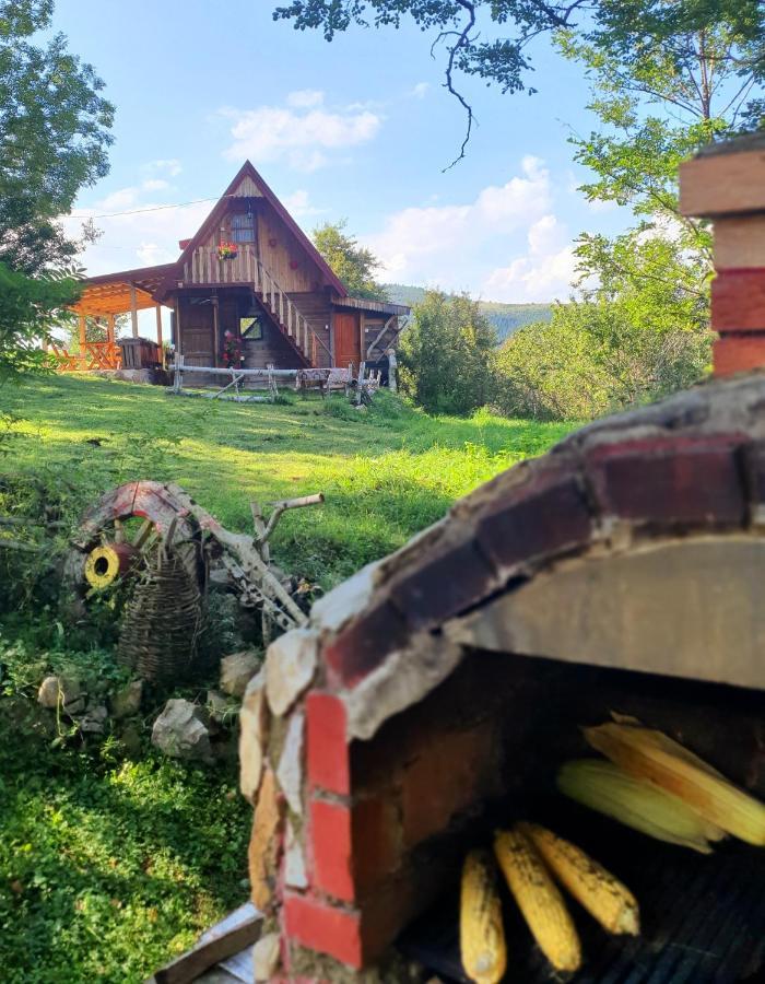Log Cabin Uvac Nova Varos Exterior photo